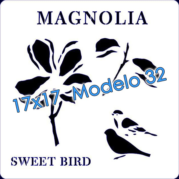 - Stencil 17x17cm Modelo 032 -